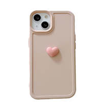 Anymob iPhone Case Pink Colorful Love Heart Candy Color Soft Silicone Shockproof - £19.56 GBP