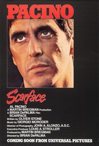 1983 Scarface Movie Poster 11X17 Tony Montana Al Pacino Michelle Pfeiffer  - £9.15 GBP