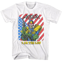 Anthrax I Am The Law Men&#39;s T Shirt USA Judge Dredd American Flag Thrash Heavy - £22.36 GBP+