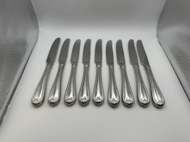 Set of 9 Lenox 18/10 Stainless Steel BEAD Dinner Knives - £62.53 GBP