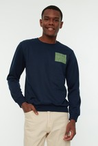 Men&#39;s Printed Regular Fit Sweatshirt TMNAW21SW0487 - $159.37