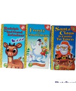 3 Classic Christmas VHS - Rudolph, Frosty the Snowman, Santa Claus is Co... - £15.25 GBP