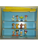 DISNEY SUPER-MARKET DISPLAY W/12 CHARACTERS- EXC. CONDITION- MR1 - $27.50