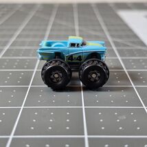 Small Micro Machine Ford Ranchero Monster Truck in Light Blue marked 4X4 - $9.89