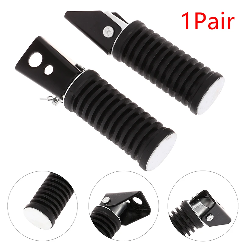 2Pcs Motorcycle Rear Footrests Motorcycle Foot Pegs Compatible With GS125 GN125 - £11.07 GBP