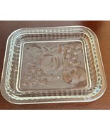 Lid (only) 5&quot; x 4 1/4&quot; Fits Refrigerator Dish w/ Fruit Motif Vintage - $26.41 CAD