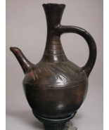 Antique African Ethiopian Terracotta Jebena Vessel Coffee Pot Ethiopia - $1,237.15 MXN
