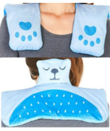 NEW Bear Shoulder Wrap Hot Cold Muscle Aches Comfort Pack w/ plush blue ... - £11.76 GBP