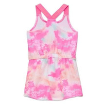 Reebok Girls Pink/ White Racerback Dress Size 12 Months New with Tags - £8.13 GBP