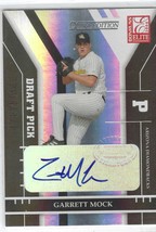 Garrett Mock Auto - Signed Autograph 2004 Donruss Elite Extra Edition #345 DBack - £1.58 GBP