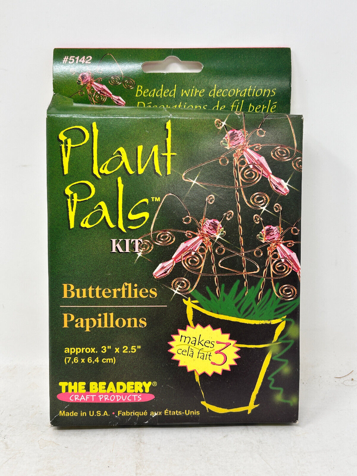 Plant Pals Kit #5142 Butterflies The Beadery Craft Products - £3.89 GBP