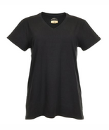 Blue Mountain YKL-9072 Women&#39;s Short Sleeve V-Neck T-shirt, Black, Medium - €18,65 EUR