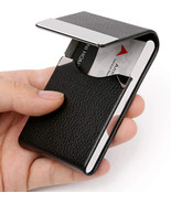 Business Card Holder Case - Pu Leather Business Card Case Name Card Holder - $20.99