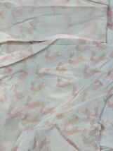 Pottery Barn Kids Baby Crib sheet white pink bunnies bunny rabbits READ - $9.89