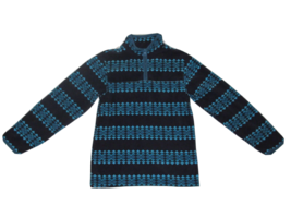 OshKosh B’Gosh Boy Girl Size 12 Fleece 1/4 Zip Pullover Jacket ~ Blue Soft - £7.51 GBP