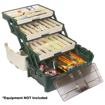 Plano Hybrid Hip 3-Tray Tackle Box - Forest Green [723300] - £50.36 GBP