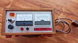 Vintage homemade voltmeter-ammeter. Works - £88.99 GBP