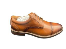 Nunn Bush Men Oxford Dress Shoes 81423 Westfield CT OX Leather Cognac 8.5 M - $44.55