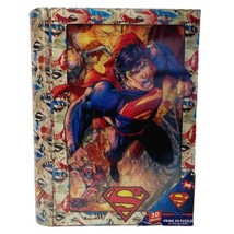 Superman Prime 3D Puzzle 300 Pc DC Comics Milton Bradley SEALED NEW 12 x 18&quot; BGS - £21.98 GBP