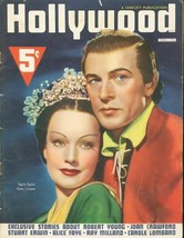 Hollywood 1937 DEC-GARY COOPER/SIGRID Gurie Cover Vg - £74.43 GBP