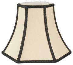 Royal Designs, Inc. Decorative Trim Hexagon Chandelier Shade CS-403BG, Beige, 2. - £11.19 GBP+