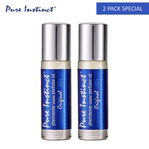 Pure Instinct Roll-On - The Original Pheromone Infused Perfume Cologne - 2 PACK - £36.62 GBP