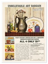 George Cherepov American Heritage Series Prints Vintage 1975 Print Magaz... - $9.70