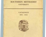 Bulletin of Southern Methodist University Class Catalogue 1941-42 Dallas... - £21.65 GBP