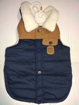 Fab Dog Sherpa Lined Jacket Vest Medium - £9.00 GBP
