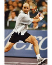 Andre Agassi 16X20 Canvas Giclee In Action On Court - £55.35 GBP