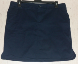 New Womens Woolrich Stone &quot;Deep Indigo&quot; Dark Blue Skirt Size 16 - £26.28 GBP