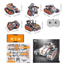 VEVOR STEM Building Toys for Kids 5 in 1 App &amp; Remote Control Car/Robot ... - $93.99