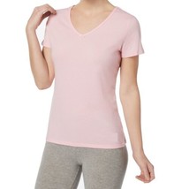 Nautica Womens Knit Jersey V Neck Top Size Small Color Orchid Pink - £23.66 GBP