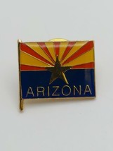 Arizona Vintage Pin Arizona State Flag - £19.39 GBP