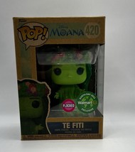 Funko Pop! Disney Moana Te Fiti #420  Flocked Earth Day Exclusive With P... - $29.81