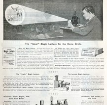 Magic Lantern Projector And Steam Engines 1897 Advertisement Victorian DWII5 - £31.42 GBP
