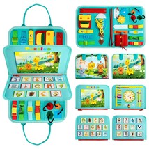 Toddler Busy Board, Travel Toys, Montessori Toys For Age 1 2 3 4 Boys And Girls, - £28.18 GBP