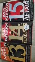 James Patterson 3 Book Set: Unlucky 13, 14TH Deadly Sin, 15TH Affair [Hardcover] - £50.33 GBP