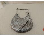 FE Fashion Express Women's Handbag/Purse Silver Chain Strap Zip Close 50829 - $11.74