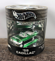 Hot Wheels Drop Tops Series &#39;59 Cadillac Eldorado Convert 1 of 4 Green 1:64 - £23.73 GBP