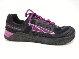Altra HiiT XT Black Purple Training Shoes Low Top Lace Up Womens Size 9 - $39.55