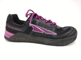 Altra HiiT XT Black Purple Training Shoes Low Top Lace Up Womens Size 9 - £31.57 GBP