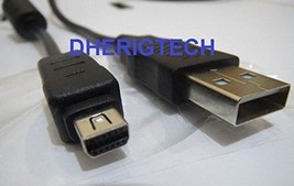 USB Data Sync Charger Cable for OLYMPUS Pen E-PL3 / Mini E-PM1 / FE-130 ... - £3.94 GBP