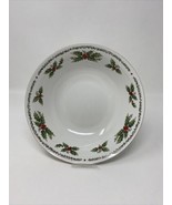 Centurion Collection Christmas Holly &amp; Berries Serving Bowl 9&quot; Holiday S... - £20.18 GBP