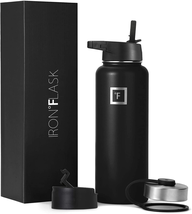 Sports Water Bottle Vacuum Insulated Stainless Steel Double Walled 40 Oz NEW - £31.18 GBP
