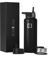 Sports Water Bottle Vacuum Insulated Stainless Steel Double Walled 40 Oz... - £30.64 GBP