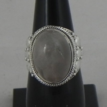 925 Sterling Silver Genuine Rose Quartz Handmade Ring Sz US 4-12 Women RS-1373 - £44.64 GBP