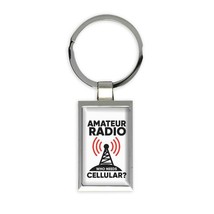 Amateur Radio Who Needs Cellular : Gift Keychain Ham Hobby Mug - £6.24 GBP