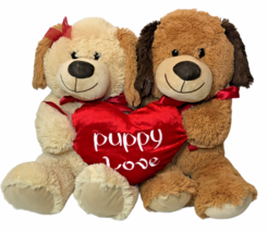 RARE Puppy Love Heart Plush Dogs Best Made Toys Stuffed Animal LARGE 24&quot; Puppies - £77.87 GBP