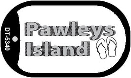 Pawleys Island Flip Flops Novelty Metal Dog Tag Necklace DT-5340 - £12.72 GBP